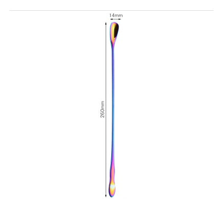 Long handle dipping spoon for sugar. Great for skiing.